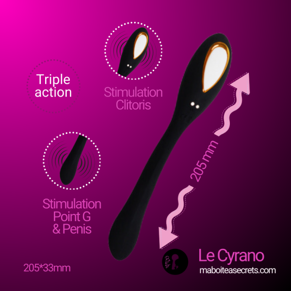 stimulateur couple vibromasseur penis point g vibration rotation silicone medical waterproof