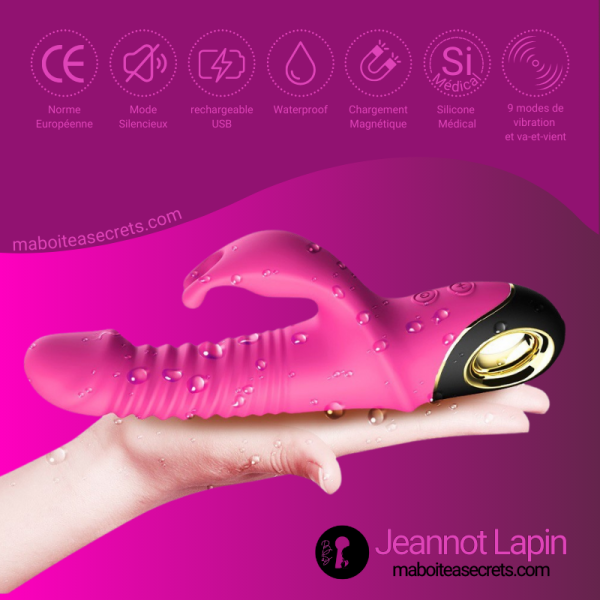 vibromasseur rabbit vibration rotation silicone medical waterproof